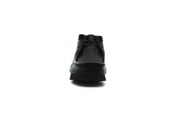 Leather on sale wallabee boots